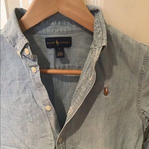Girl’s Ralph Lauren Polo chambray button down